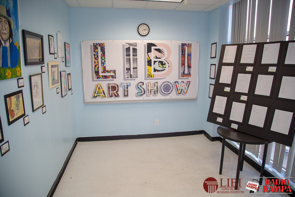 A "LIBI ART SHOW" pop art sign