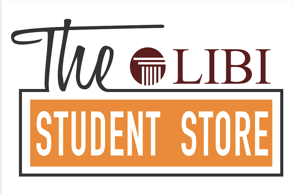 A graphic that says "The LIBI student store"